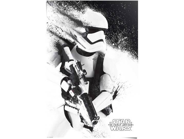 Poster REINDERS Poster Star Wars Episode VII Stormtrooper , weiss (farbe bild(er): weiß), B:61cm H:91,5cm, Papier, Bilder, Poster