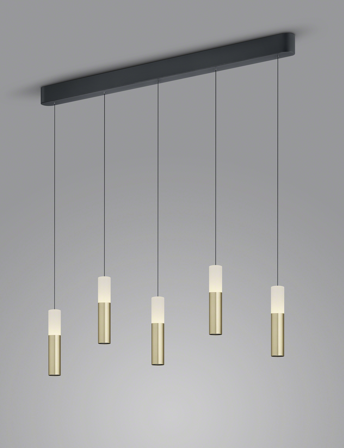 Helestra LED-Pendelleuchte LIDOS Schwarz/Gold 56/2503.28 4022671119849