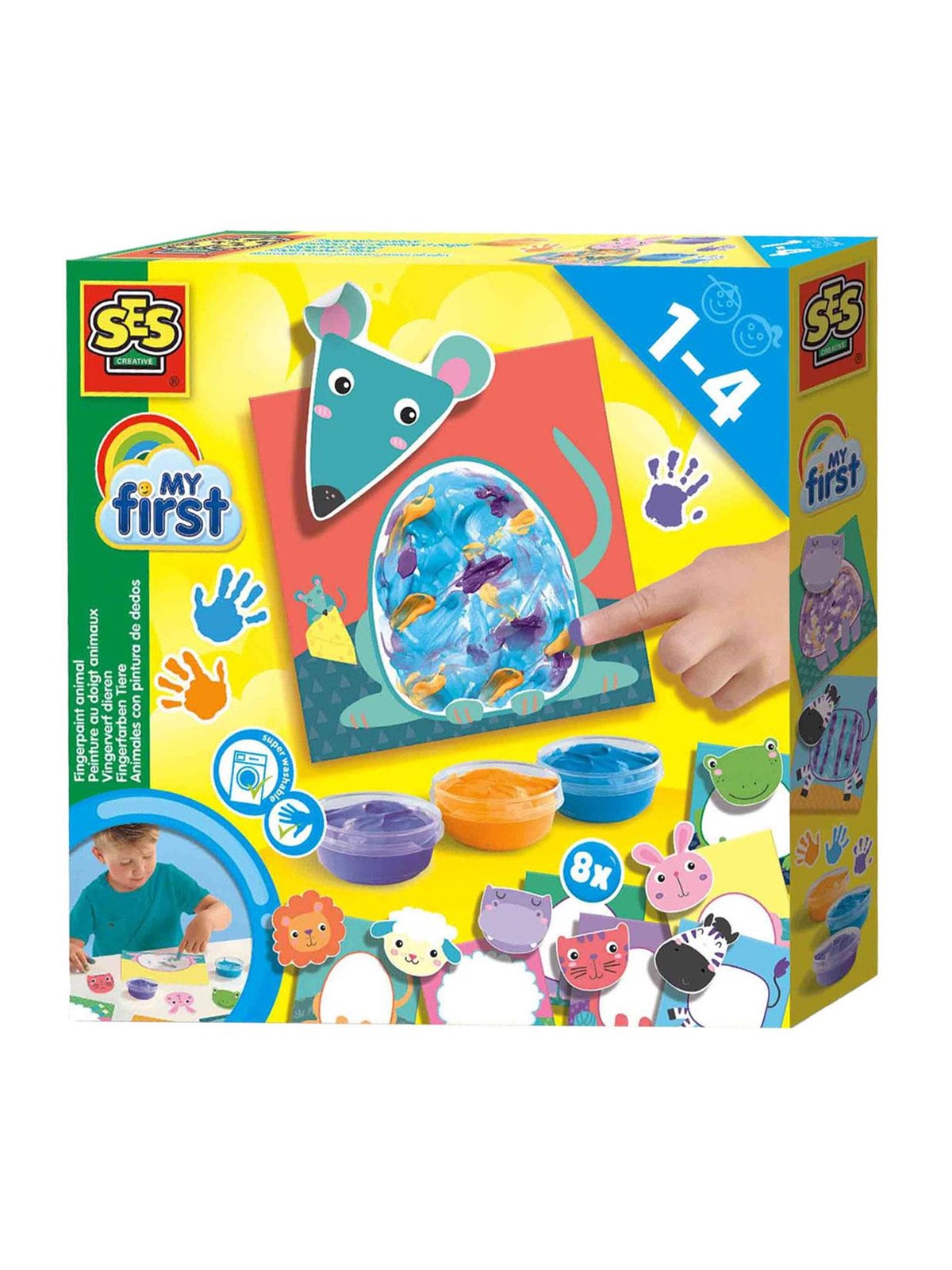 SES Creative My First - Finger Paint Animals