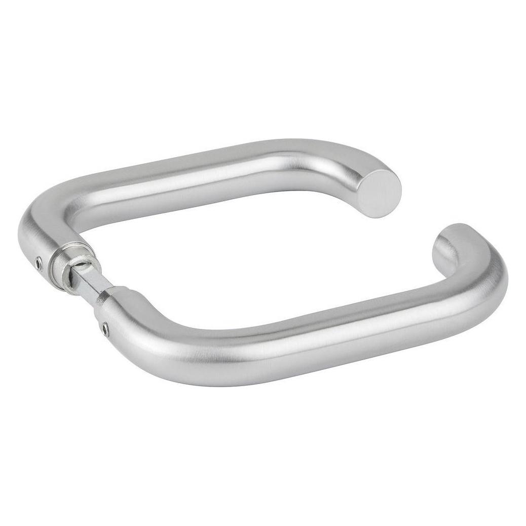 Hermat Glastürdrückerpaar 1801 BASIC 01 ( 3000253951 ) Edelstahl Vierkant 8 mm (5172)