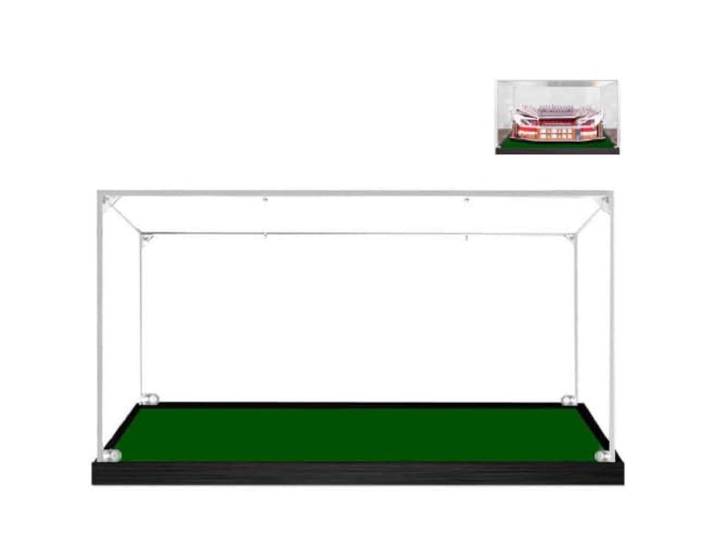 PARFCO Acryl-Vitrine für 10272 Old Trafford Manchester United,staubdichter Schutz,Display-Box,kompatibel mit 10272 (Nicht im Lieferumfang enthaltenes -Modell)(3mm)