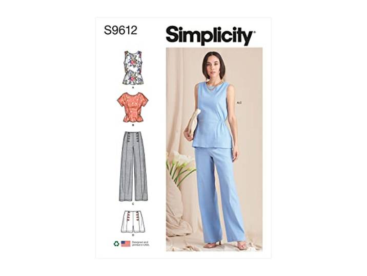 Simplicity SS9612H5 mist sportkleding H5 (6-8-10-12-14)