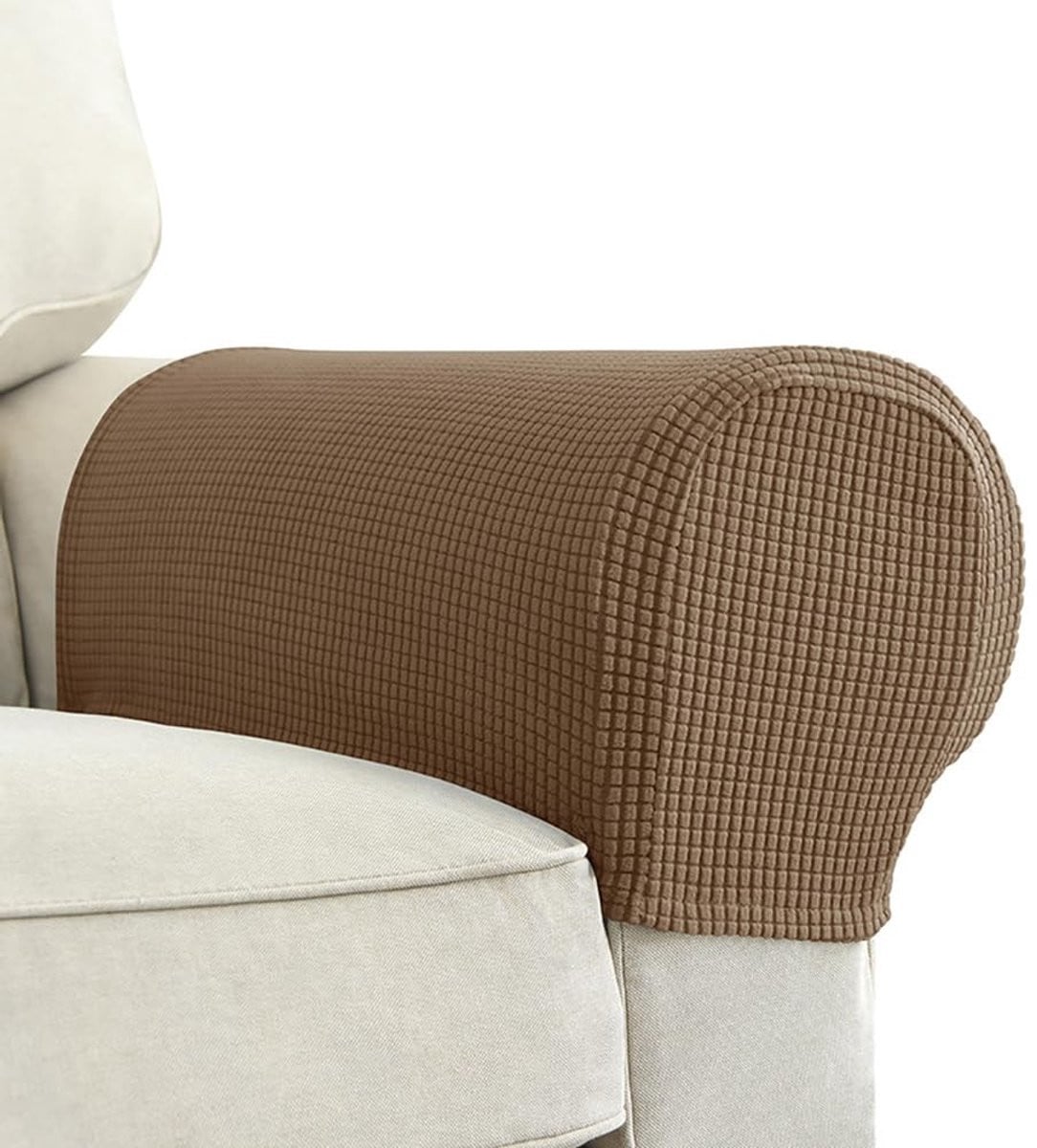 Wasbare en anti-vlek armsteunhoezen voor banken - 2-pack