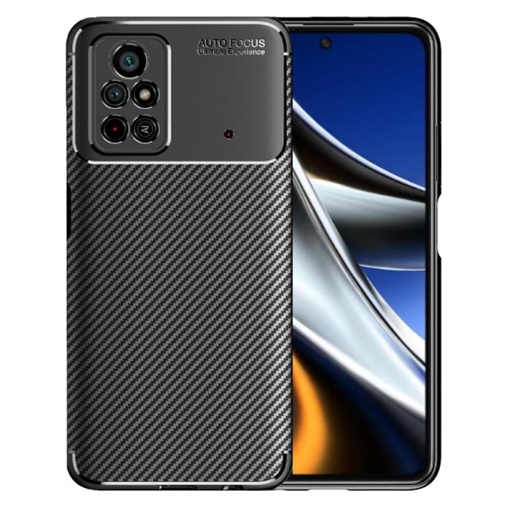 Screenguard Xiaomi Poco X4 Pro 5G Hülle Carbon Design TPU Case (Xiaomi Poco X4 Pro 5G) (00030905)