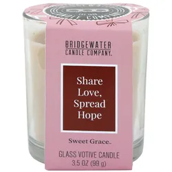 Share Love, Spread Love - Sweet Grace Glasvotivkerze 99g