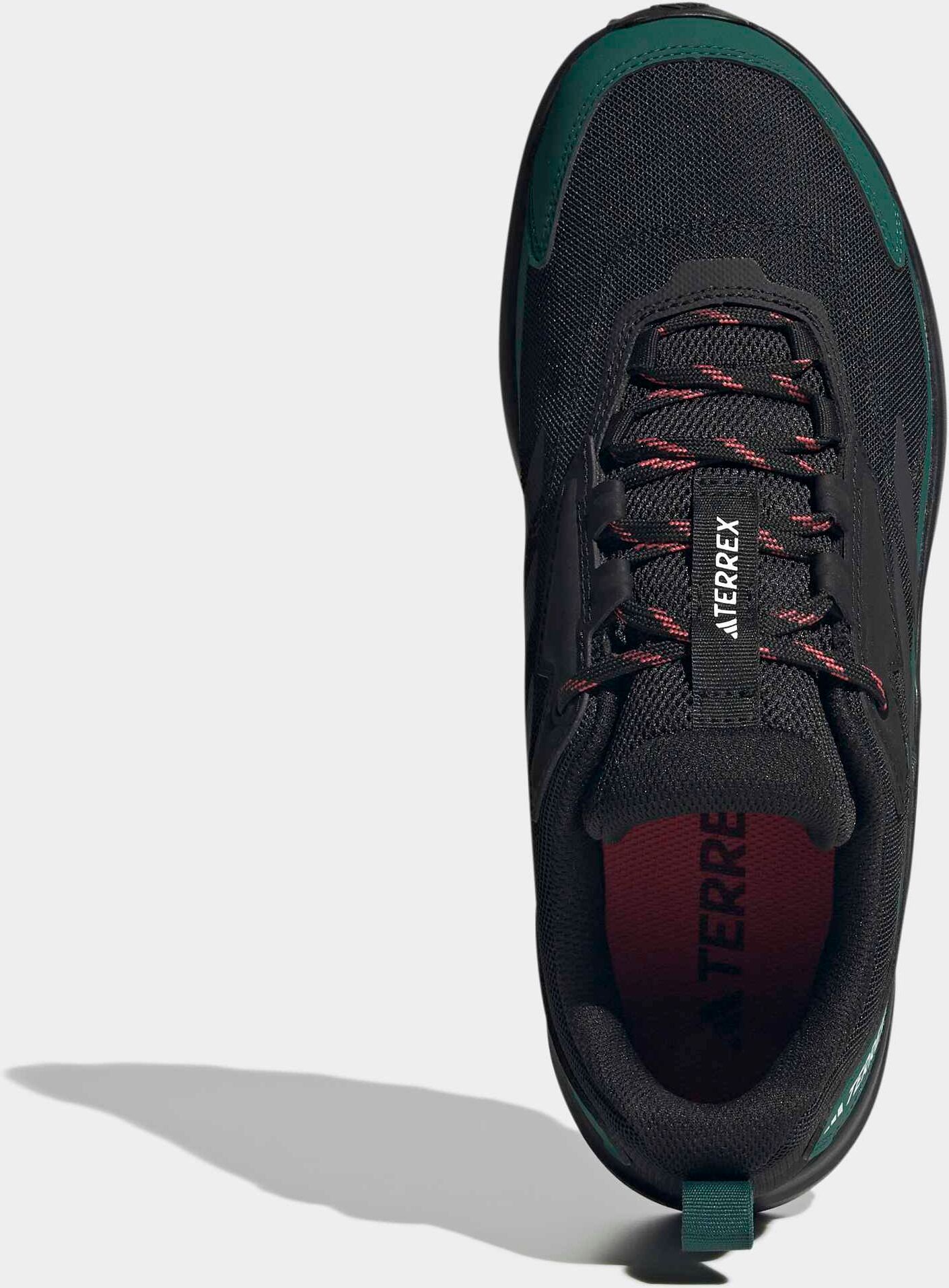 Wanderschuh ADIDAS TERREX "ANYLANDER", Herren, Gr. 43, grün (core schwarz, carbon, collegiate grün), Textil, Schuhe Wanderschuh core schwarz, carbon, collegiate grün 43