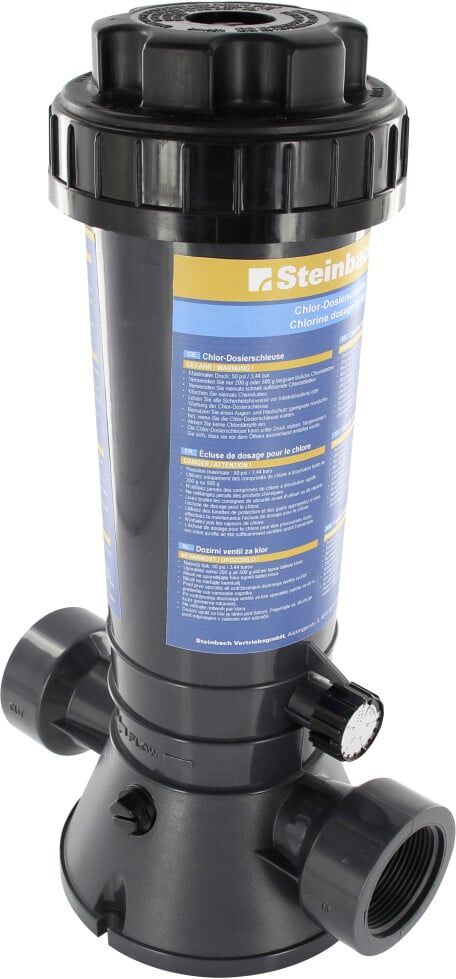 Steinbach Chlor-Dosierschleuse schwarz