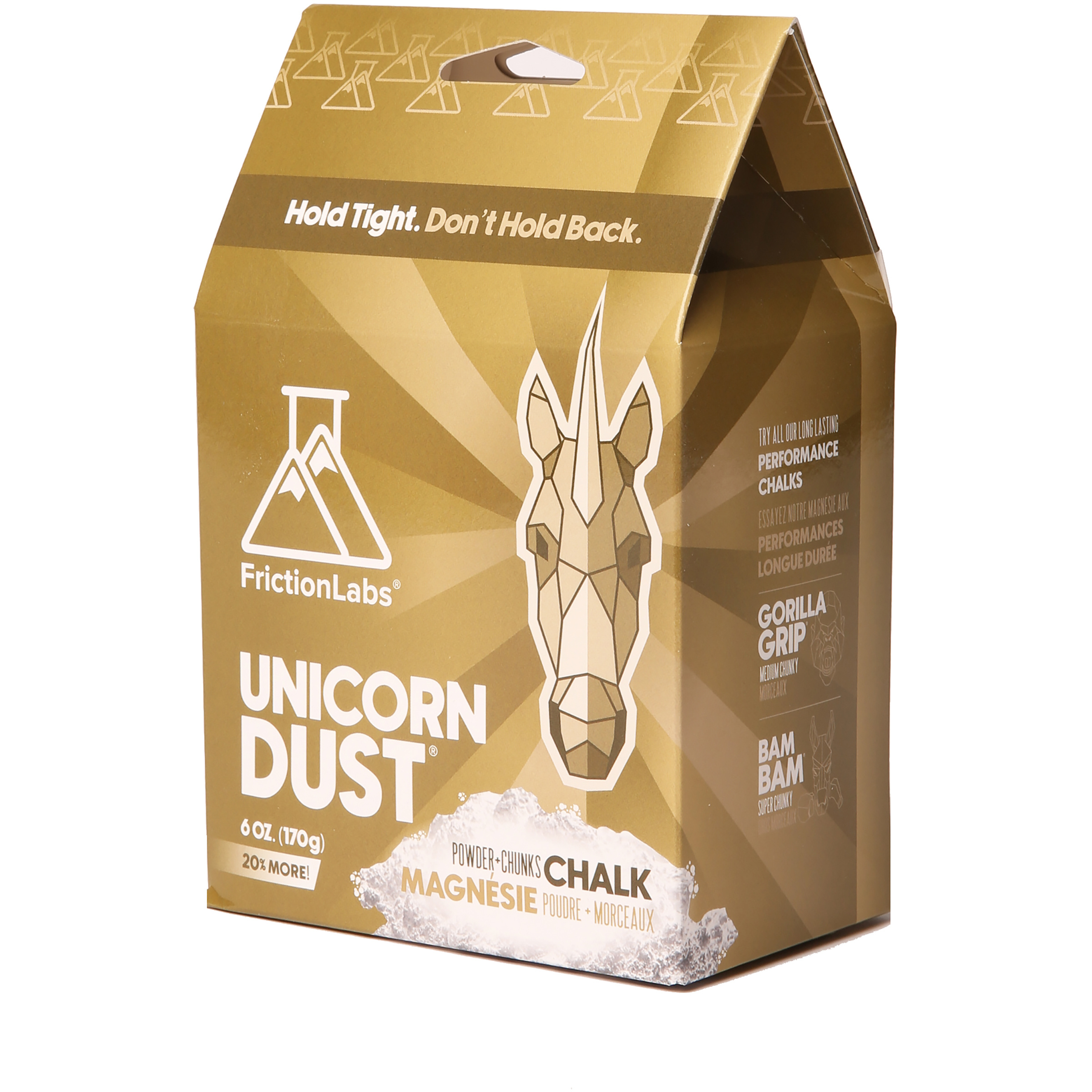 Friction Labs Unicorn Dust Fine Chalk Chalk gold Größe 340G Alpinklettern | Bouldern | Sportklettern