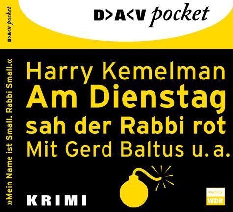 Harry Kemelman - Am Dienstag sah der Rabbi rot. CD. - Preis vom 30.09.2026 09:01:18 h