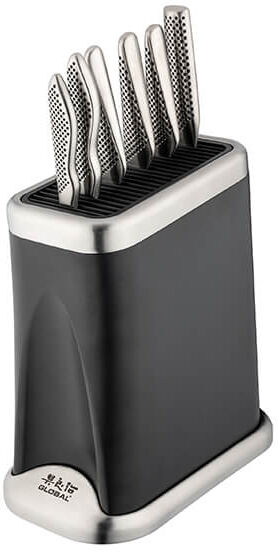 Global G-FIRE7B Fire Hi 7 Piece Knife Block Set