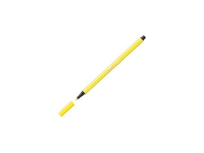 Premium Fibre-Tip Pen - STABILO Pen 68 - Pack van 1 - Neon Geel