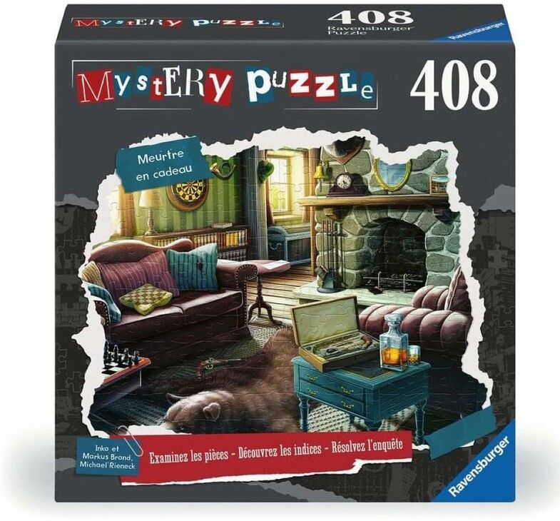 Ravensburger Mystery Puzzle 408 pièces - Meurtre en cadeau
