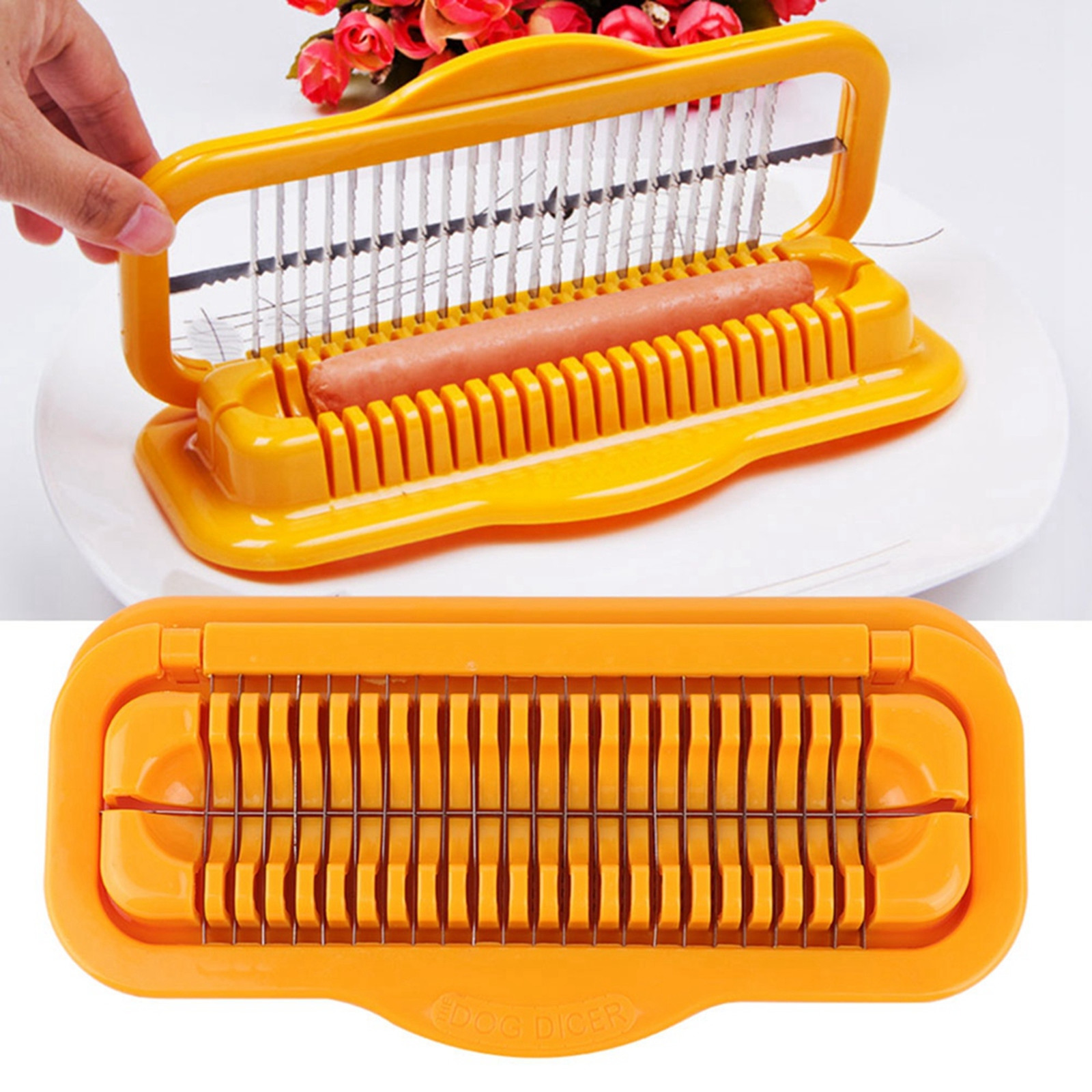 Cocosity Multifunctionele Hotdog- en Worstsnijder voor in de keuken