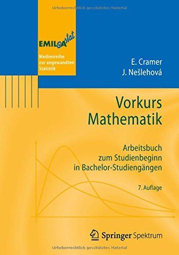 Erhard Cramer - Vorkurs Mathematik: Arbeitsbuch zum Studienbeginn in Bachelor-Studiengängen (EMIL@A-stat) - Preis vom 10.10.2026 11:48:34 h