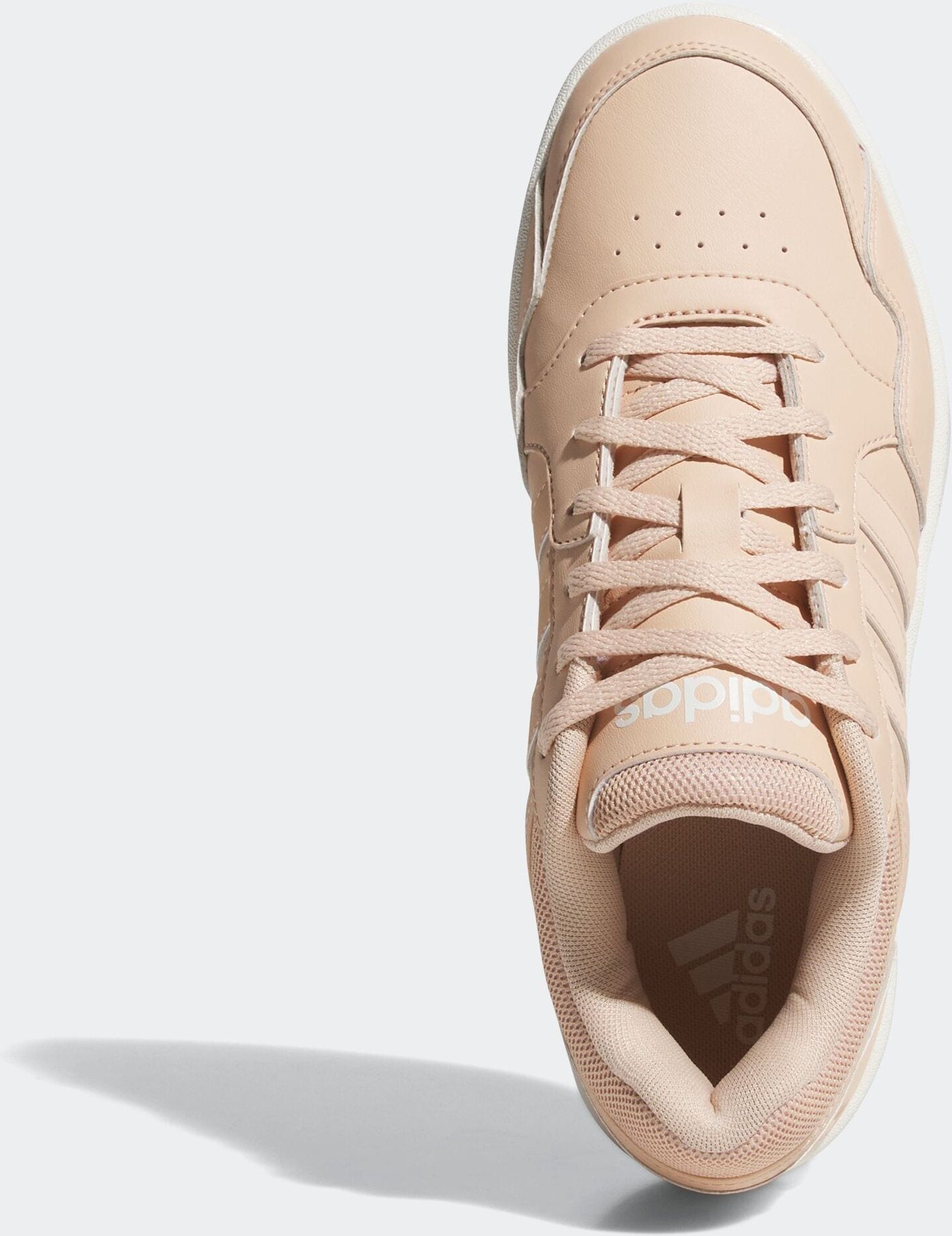 Sneaker ADIDAS SPORTSWEAR "HOOPS 3.0 BOLD", Damen, Gr. 38,5, rosa (halblu, halblu, ftwwht), Synthetik, Schuhe Sneaker halblu, halblu, ftwwht 38,5