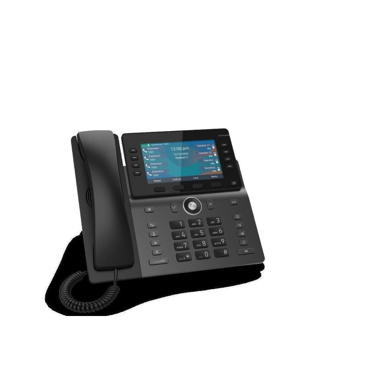 Snom M58 IP-telefoon, zwart, 5 inch TFT-scherm, 200 contacten