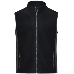 Fleece Weste "JN856" - M - black/carbon