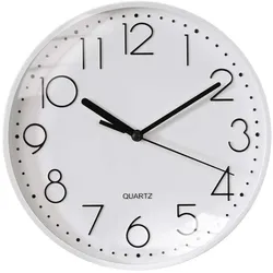 Avizar, Wanduhr, Leise Wanduhr 26 cm Büro oder Wohnzimmer (26 cm)