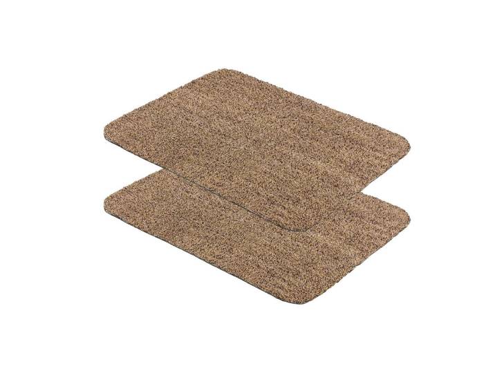 Astra Fussmatte FÜR Innen Entra 2ER Set, Beige, 40x60 cm, Teppiche und Böden, Schmutzfangmatten, Fußmatten