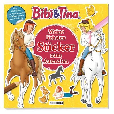 Bibi & Tina: Meine liebsten Sticker zum Ausmalen, Taschenbuch von Panini, Panini, 978-3-8332-4393-6