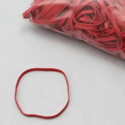 Gummiringe, rot 5 mm | 80 mm, Kautschuk