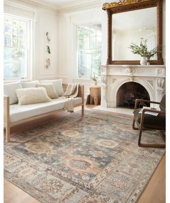 Alexander Home Sara Boho Persian Ultra Plush Area Rug