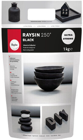 Gießpulver Raysin 250, schwarz, 1 kg