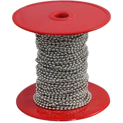 Kugelketten auf Rolle 25 m | 2.4 mm | silber | Metall