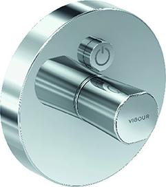 VIGOUR Farbset Individual TipTec Mischer für 1 Verbraucher rund verchromt V4TFM1R