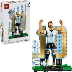 LEGO Editions Football 43015 Lionel Messi – Fußballlegende Bausatz, Mehrfarbig