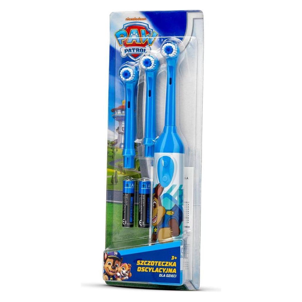 Huslog Paw Patrol oscillating children's toothbrush blue pattern 2 (Weich, 3x) (BIE003990)