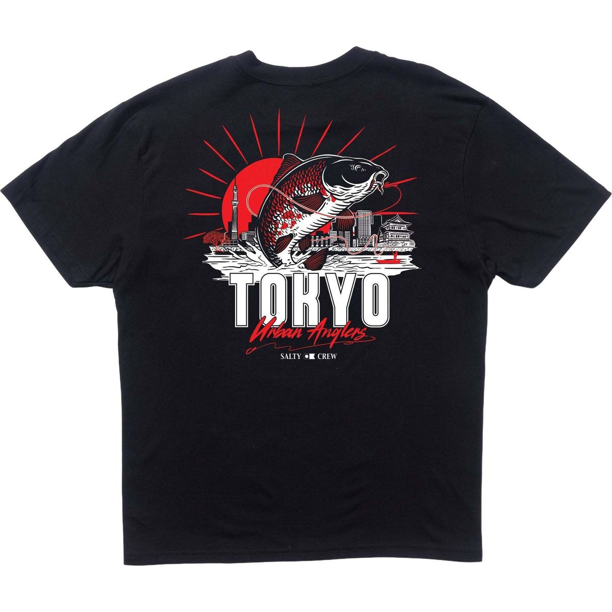 Salty Crew Tokyo Urban Angler SS Tee black (BLK) S 25035011E-BLK-S