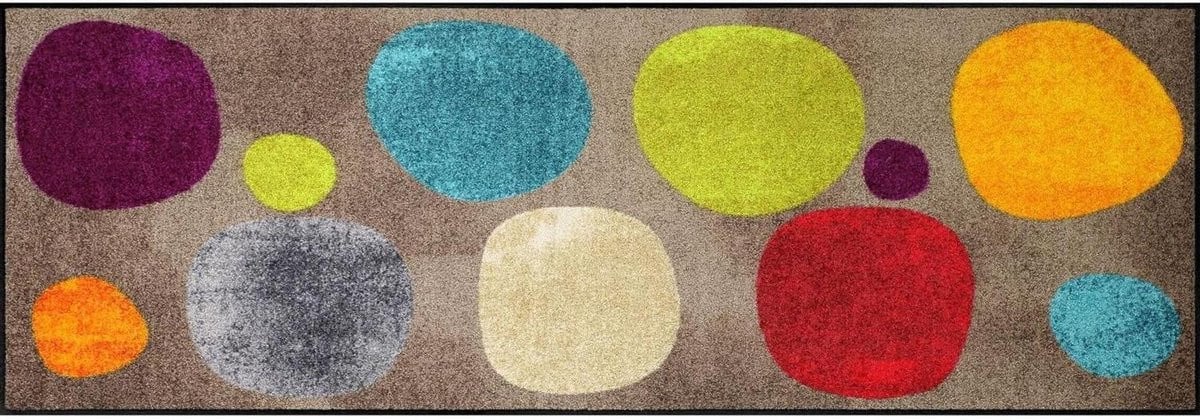Wasbare antislip deurmat voor de entree - Kleurrijk - 60 x 180 cm