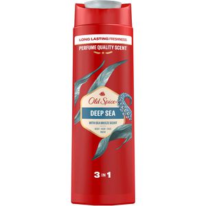 Old-Spice Duschgel Deep Sea 3in1, für Männer, Körper, Haare und Gesicht, Flasche, 400 ml
