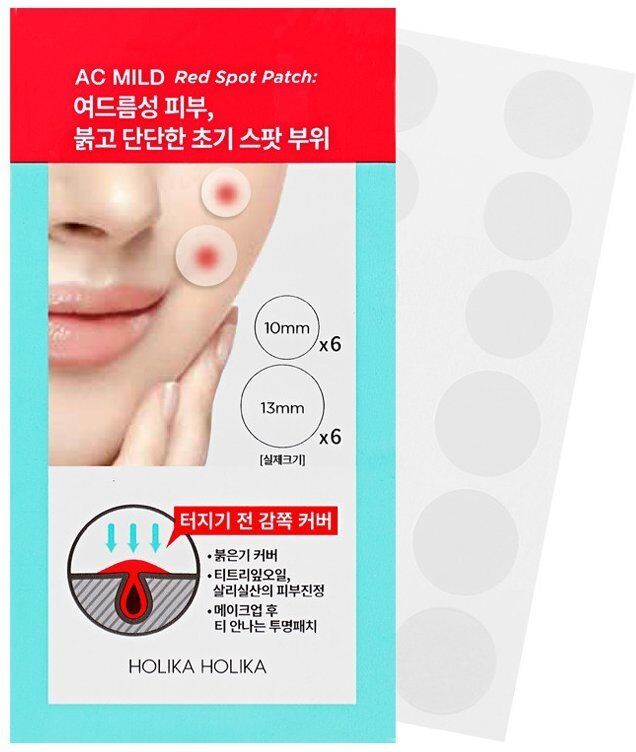 HOLIKA HOLIKA AC Mild Red Spot Patch 12pcs
