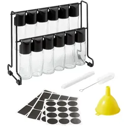Gewürzgläser Shake Line 13tlg. Glas Transparent Klar
