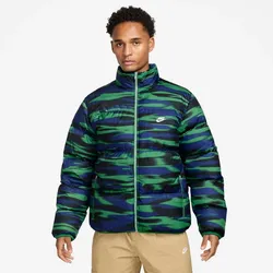 NIKE Sportswear Club Puffer Winterjacke Herren 306 - classic green/white M