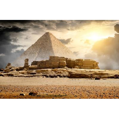 Fototapete PAPERMOON "Pyramide", bunt, B:5m L:2,8m, Vlies, Tapeten