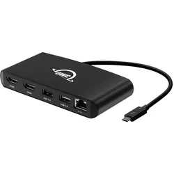 OWC OWCTB3MDK5P (Thunderbolt, 1 Port), Dockingstation + USB Hub, Schwarz