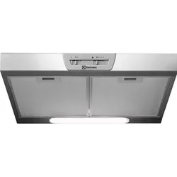 Electrolux LFU216X Dunstabzugshaube Wandmontiert Edelstahl 3/h D, Dunstabzugshaube, Silber, Grau