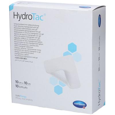 Hydrotac Wundverband 10x10cm steril 10 Stk St Verband