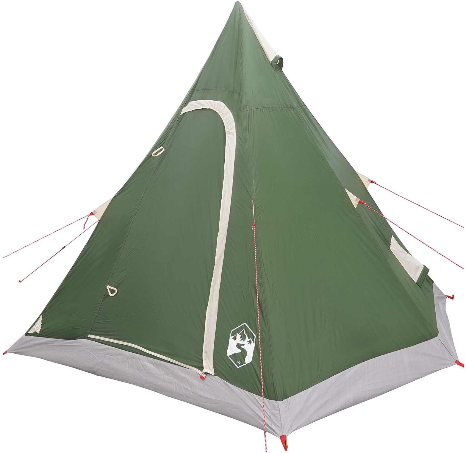 vidaXL Tipi Tent Water-Resistant 3 personne Vert