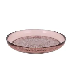 Bitz Dessertteller  Kusintha ¦ rosa/pink ¦ Glas ¦ Maße (cm): H: 2  Ø: 18.0