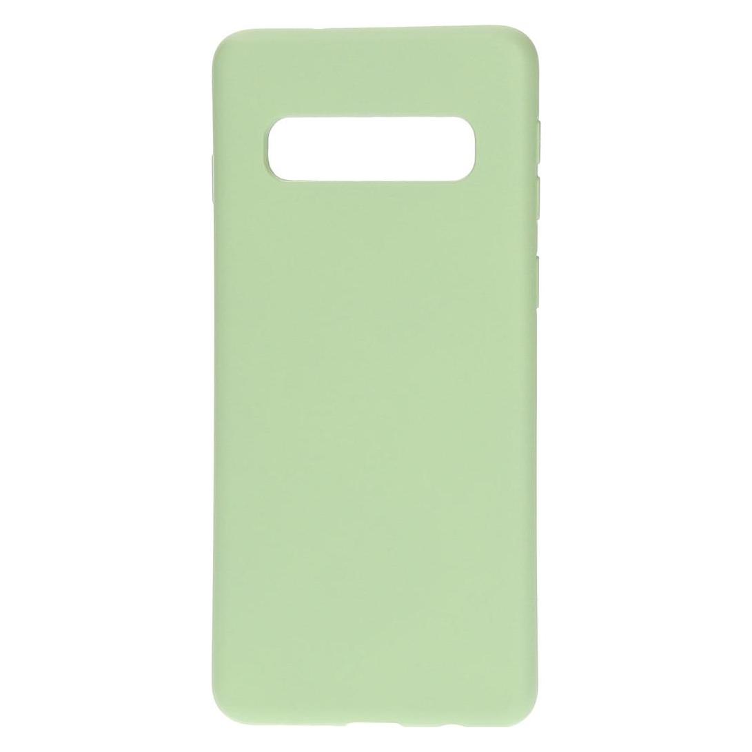 Mobiparts Silicone Cover Samsung Galaxy S10 Pistache Green (Samsung Galaxy S10) (MP-96144)