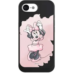 Nivocase Hülle für Apple iPhone 16e Handyhülle NIVOcore Case Schwarz Disney Motiv ohne Hintergrund (Apple iPhone 16e), Smartphone Hülle, Schwarz