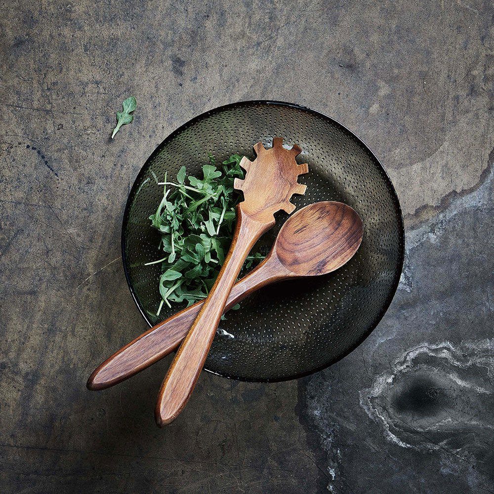Aida Raw Teak Salatsæt 2 Dele
