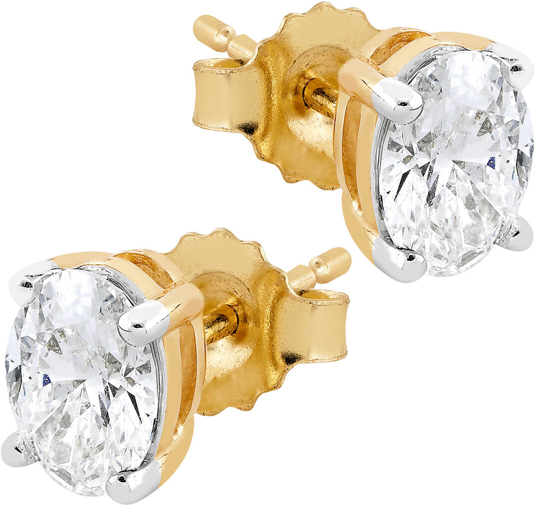 Midem Copenhagen diamantörhängen 1,00ct gulguld
