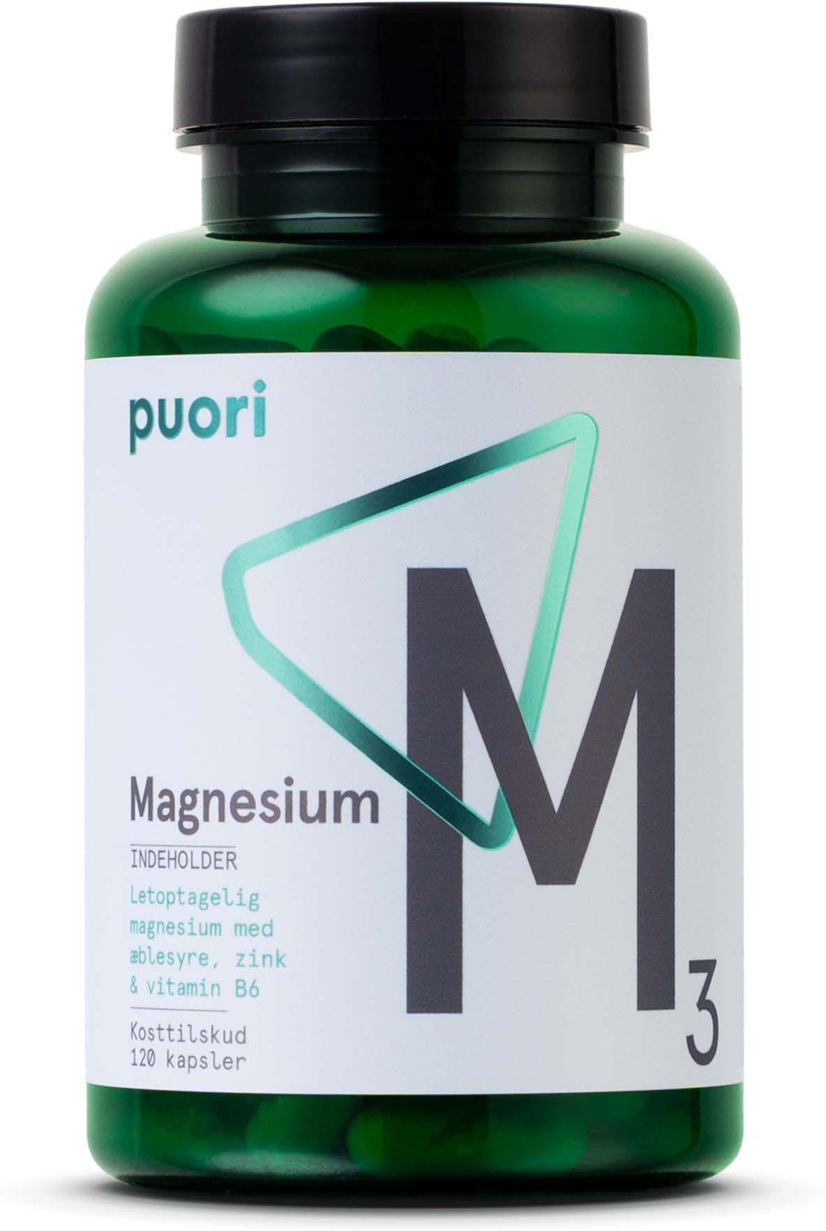 Puori M3 Magnesium Kompleks Kosttilskud 120 stk