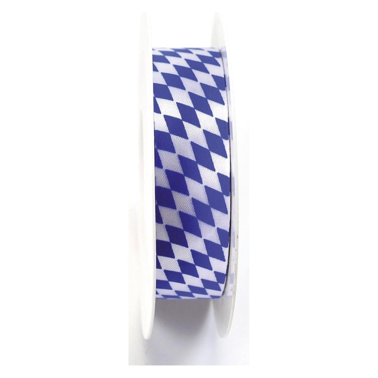 Goldina Loy Rautenband 25mmx25m weiss blau (1x) (8472025870025)