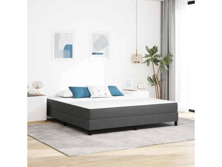 YUTAASU Matratze mit Federkern 180x200, Grau Polyesterbezug, Atmungsaktiv, Einzeln Umwickelte Federn, Pflegeleicht, Für Doppelbett